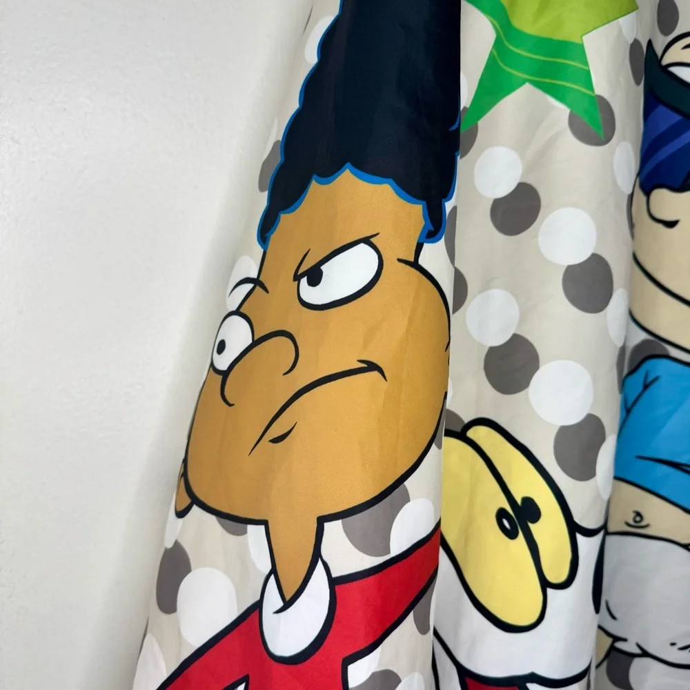 Nickelodeon Members Only X Rugrats Hey Arnold Windbreaker Jacket X Large Stempy - Picture 8 of 12